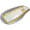 Проводная мультимедийная клавиатура Defender М Slalom KM-4910 Gold