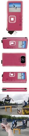 Карманная видео камера Creative VADO Pink, USB, VGA (640*480), 2Гб памяти,встроенный микрофон и динамики, аккумулятор (73VF057000002)