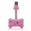 (AP06041-P) USB разветвитель BONE DOGGY link, розовый