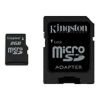 Flash 2GB Kingston MicroSD c адаптером SD