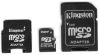 Flash4 GB Kingston MicroSD (2 adapter, miniSD, SD)
