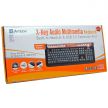 Проводная клавиатура A4Tech KХ-6MU. Черная