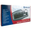 Проводная мультимедийная клавиатура Defender S Zodiak KM-9010. Синий металлик