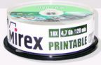 DVD-R Mirex Printable 4.7Gb 16x (25 cd )