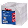 Коробка для 1 CD Slim, 25 шт., прозрачный, Hama     [OsS]
