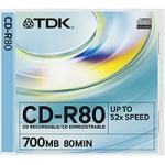 CD-R TDK 700 mb 52x slim